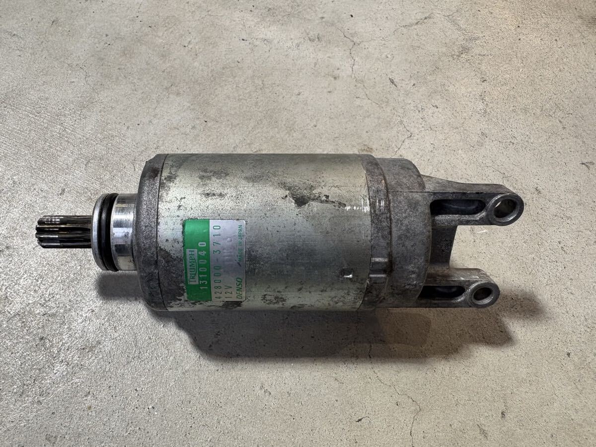 トライアンフ デイトナ675 純正 セルモーター 実働 ②