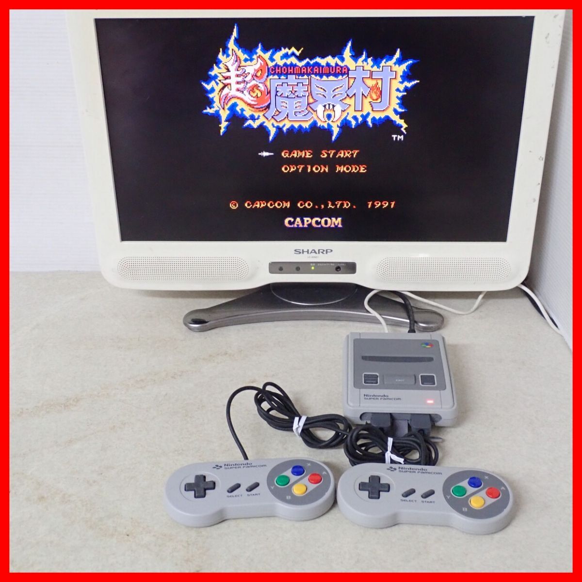 動作品 SFC スーファミ ニンテンドークラシックミニ スーパーファミコン 本体 CLV-301 Nintendo 任天堂【10