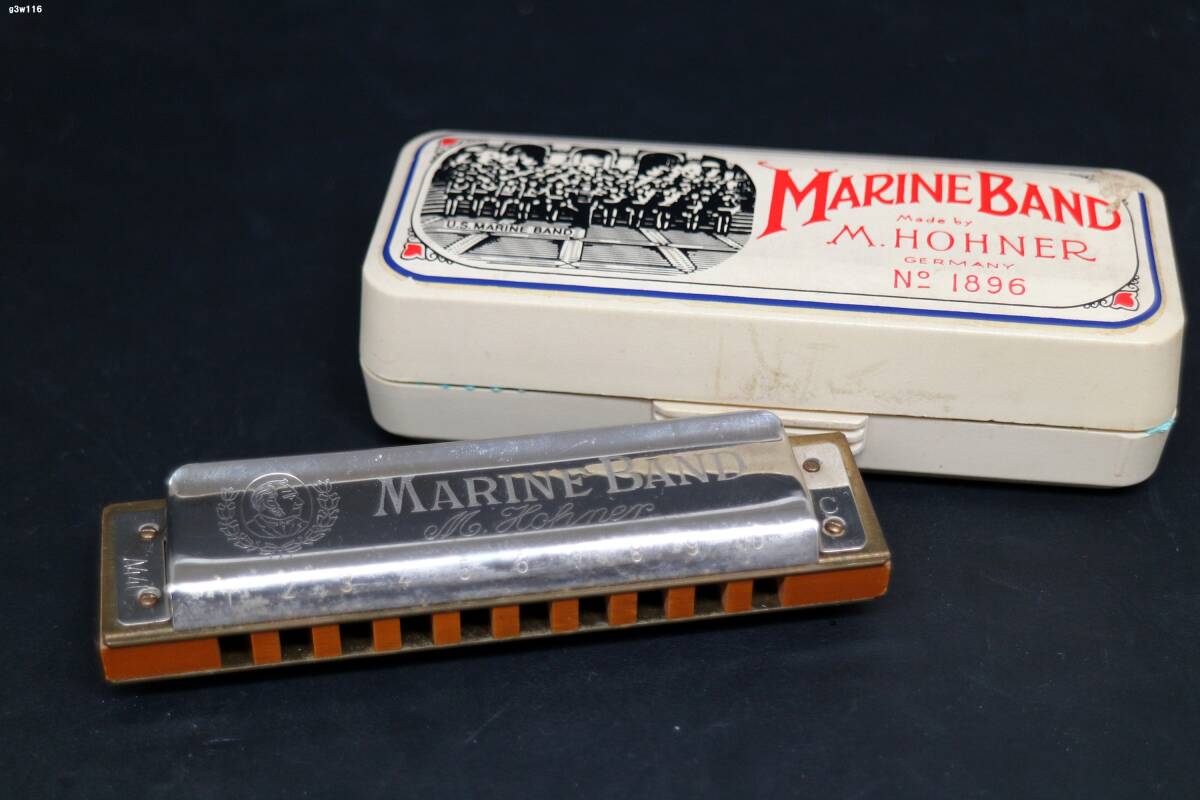 G3w116 楽器 ハーモニカ HOHNER（マリンバンド） No.1896 C 動作音出し未確認 60サイズ