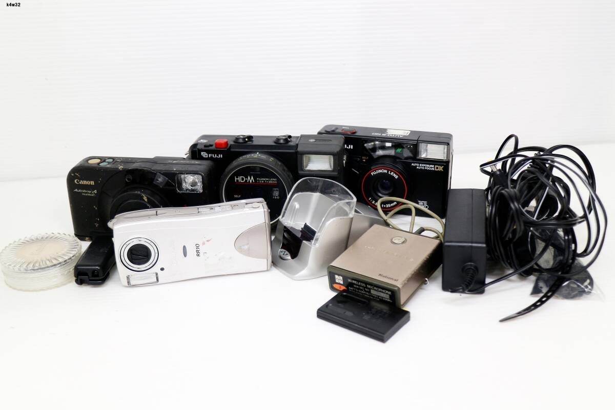 K4w32 カメラ等おまとめ CANON FUJI RICOH 動作未確認 60サイズ
