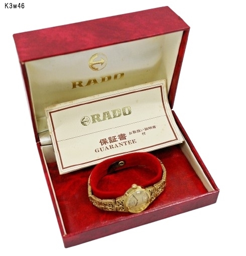 K3w46 RADO ラドー アートコリン N1251300 レディース 自動巻き 現在稼働 60サイズ