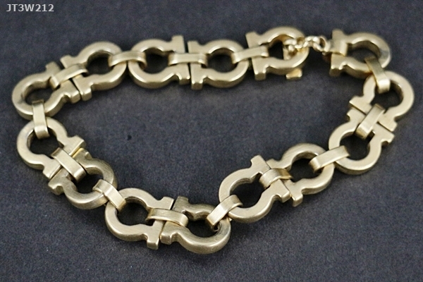 JT3W212 アクセサリー ブレスレット FERRAGAMO フェラガモ 全長19cm 28g 現状品 ネコパケ