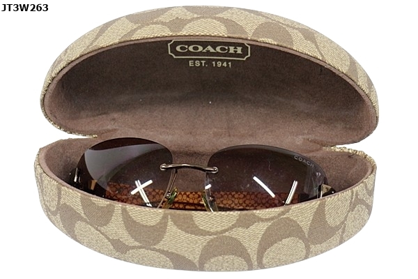 JT3W263 サングラス COACH コーチ 現状品 付属品有 60サイズ