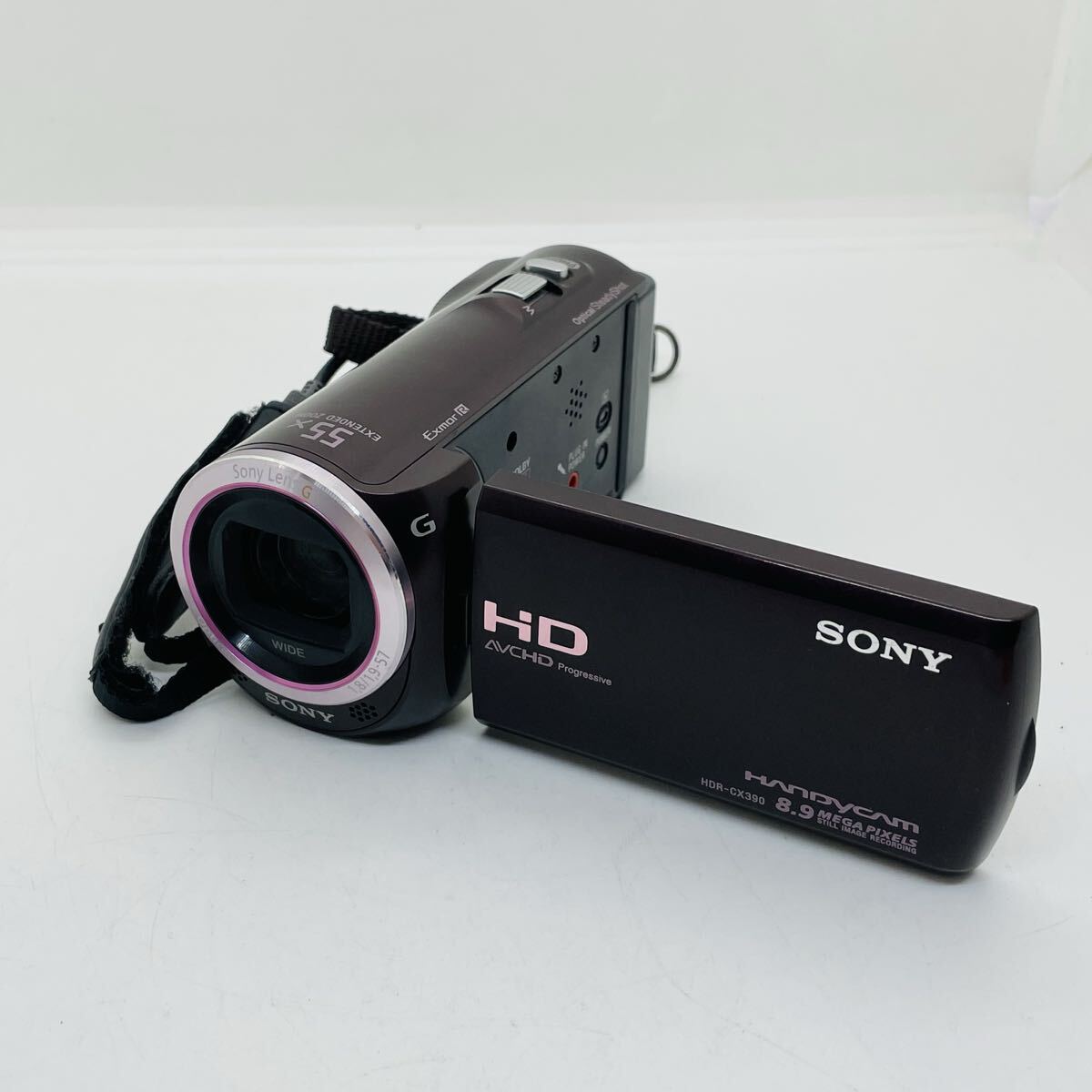 【kk/3.28/10】 SONY ソニー HANDYCAM ハンディカム デジタルビデオカメラ HDR-CX390 ボルドーブラウン