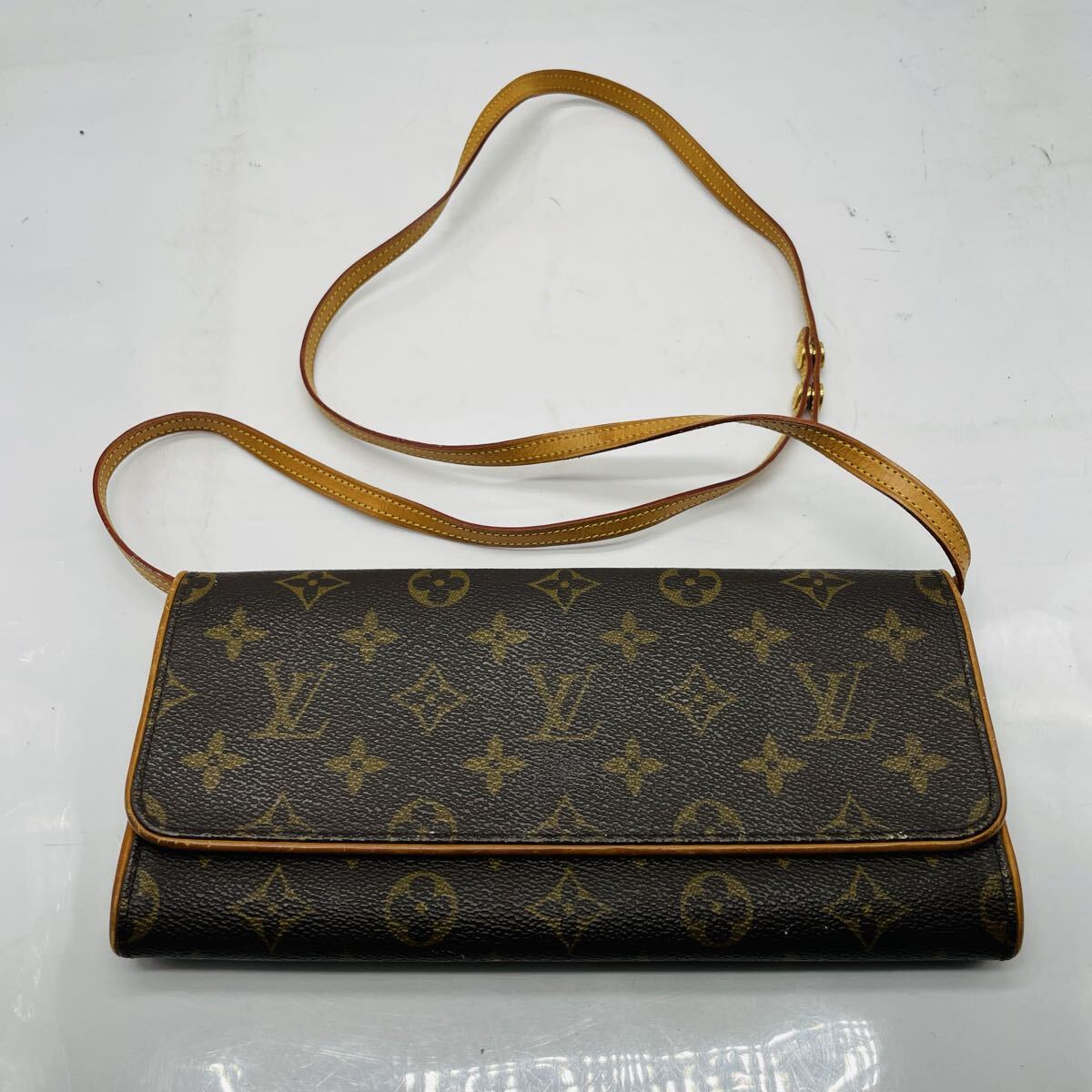 【mh/3.26/25】LOUIS VUITTON ルイ ヴィトン モノグラム ポシェットツインGM ショルダーバッグ 斜め掛けショルダー クラッチバッグ M51852 