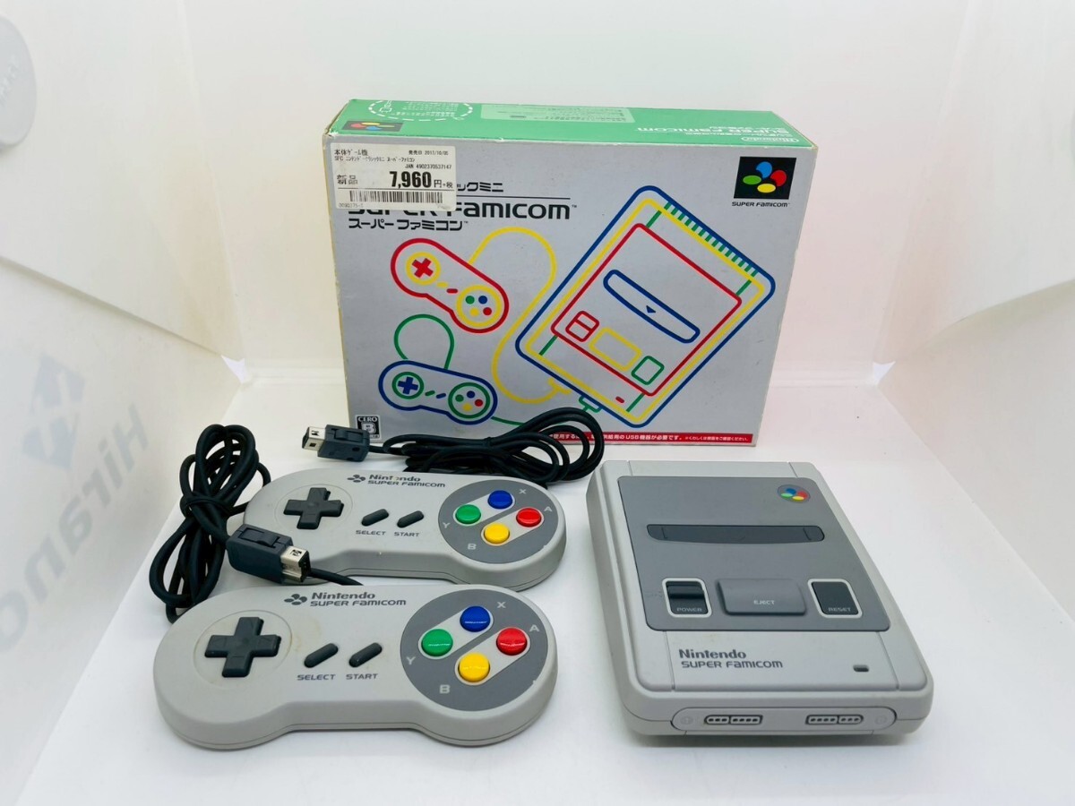 (mh/3.30/3) Nintendo スーパーファミコン クラシックミニ CLV-301 箱付 任天堂 レトロゲーム