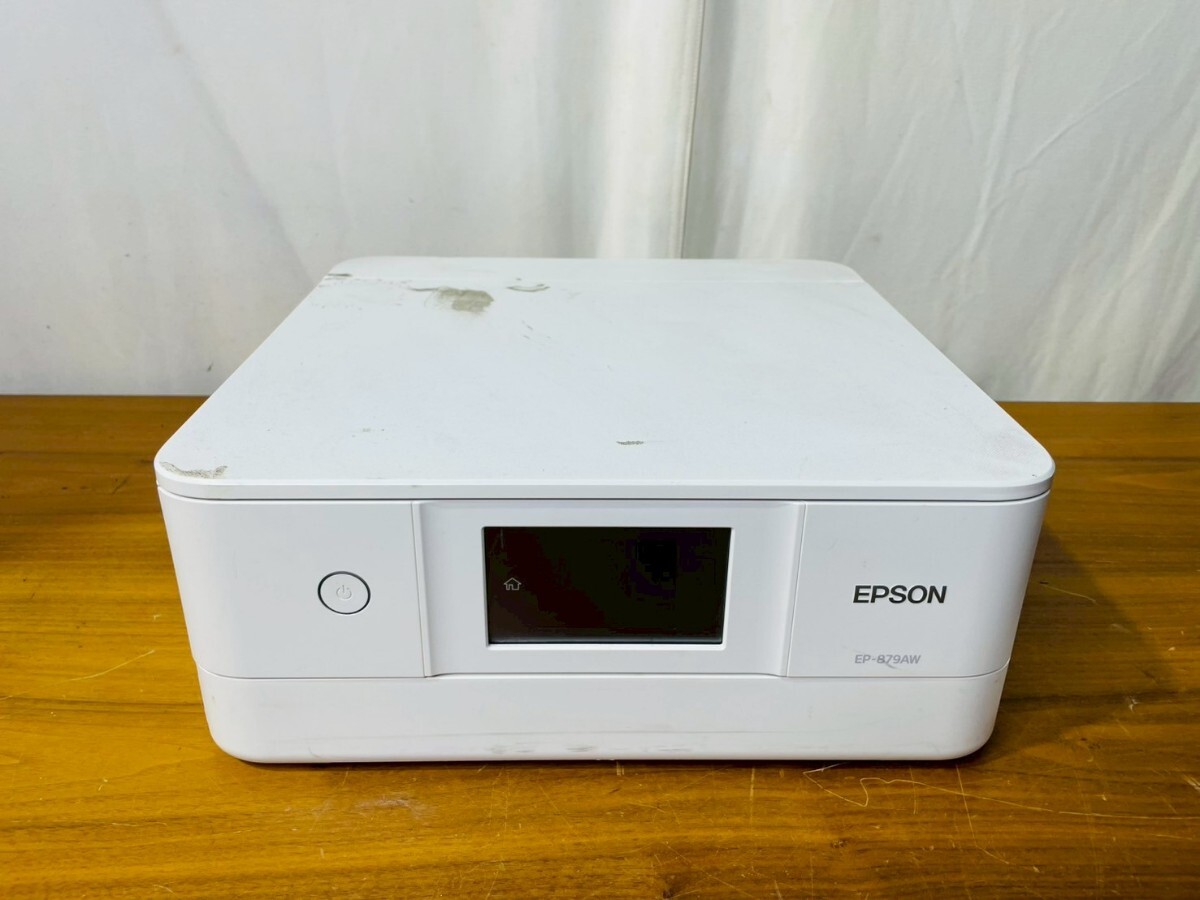 (as/4.2/3) EPSON EP-879AW インクジェットプリンター 2016年製 エプソン カラリオ C561A ホワイト
