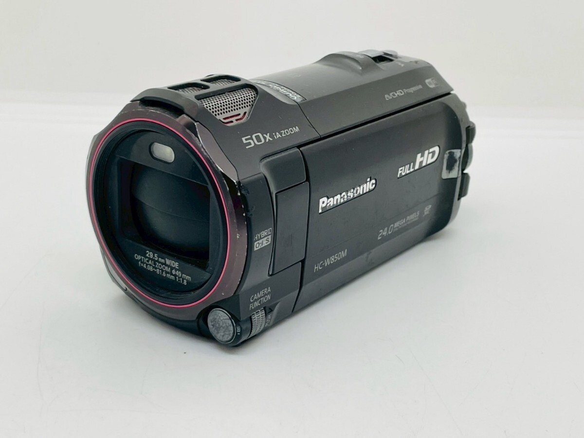 (kk/3.22/5) Panasonic HC-W850M デジタルハイビジョン ビデオカメラ 2014年製 パナソニック ブラック