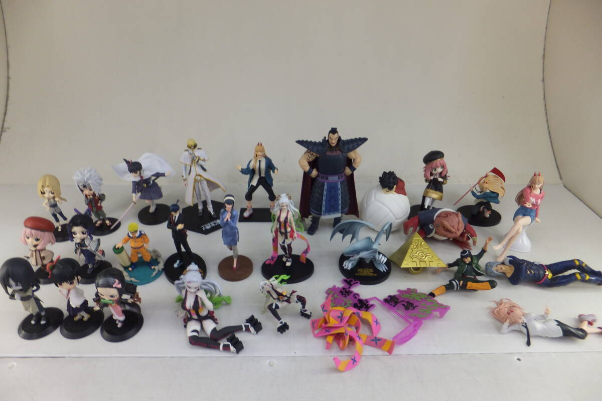 ジャンク　ジャンプ系キャラ　プライズフィギュア・ライト　26点セット　鬼滅の刃・スパイファミリー・チェンソーマン　など　箱なし