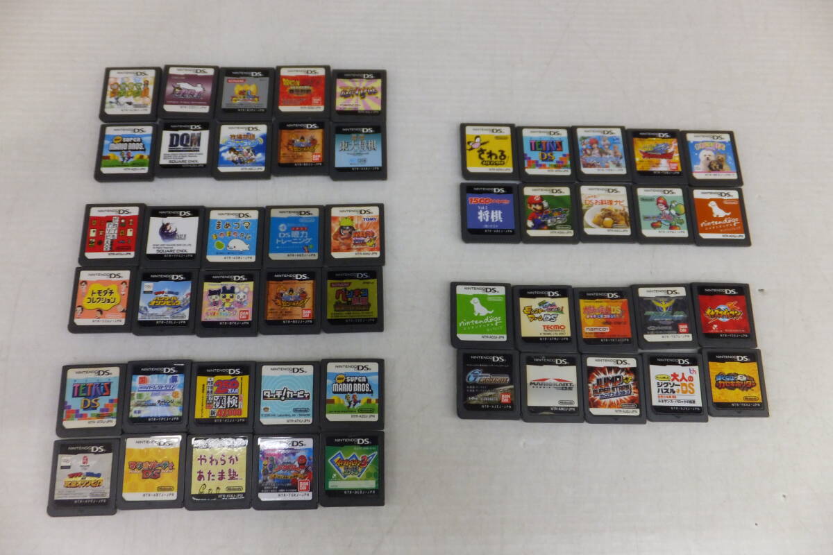 ジャンク　ニンテンドーDSソフト（ソフトのみ・動作未確認）　50点セット　マリオ・テトリス・イナズマイレブン　など