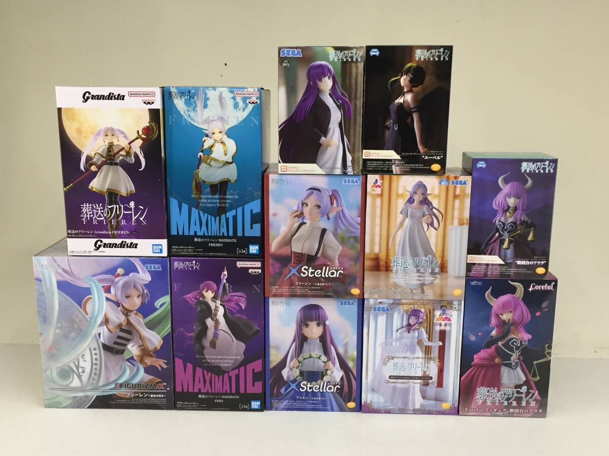 未開封　葬送のフリーレン　プライズフィギュア　12点セット　フリーレン・フェルン・アウラ・ユーベル