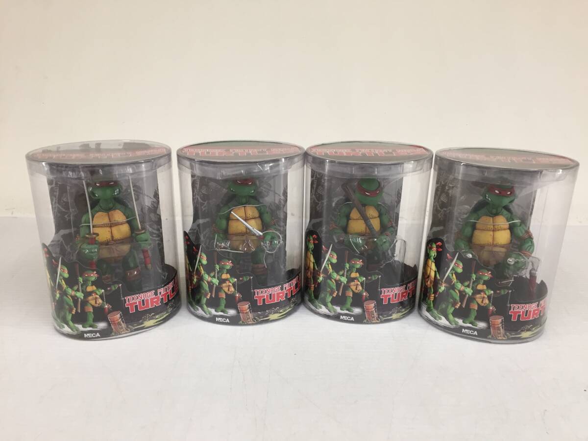 NECA TMNT　ティーンエイジ　ミュータントタートルズ　フィギュア4点セット　ジャンク