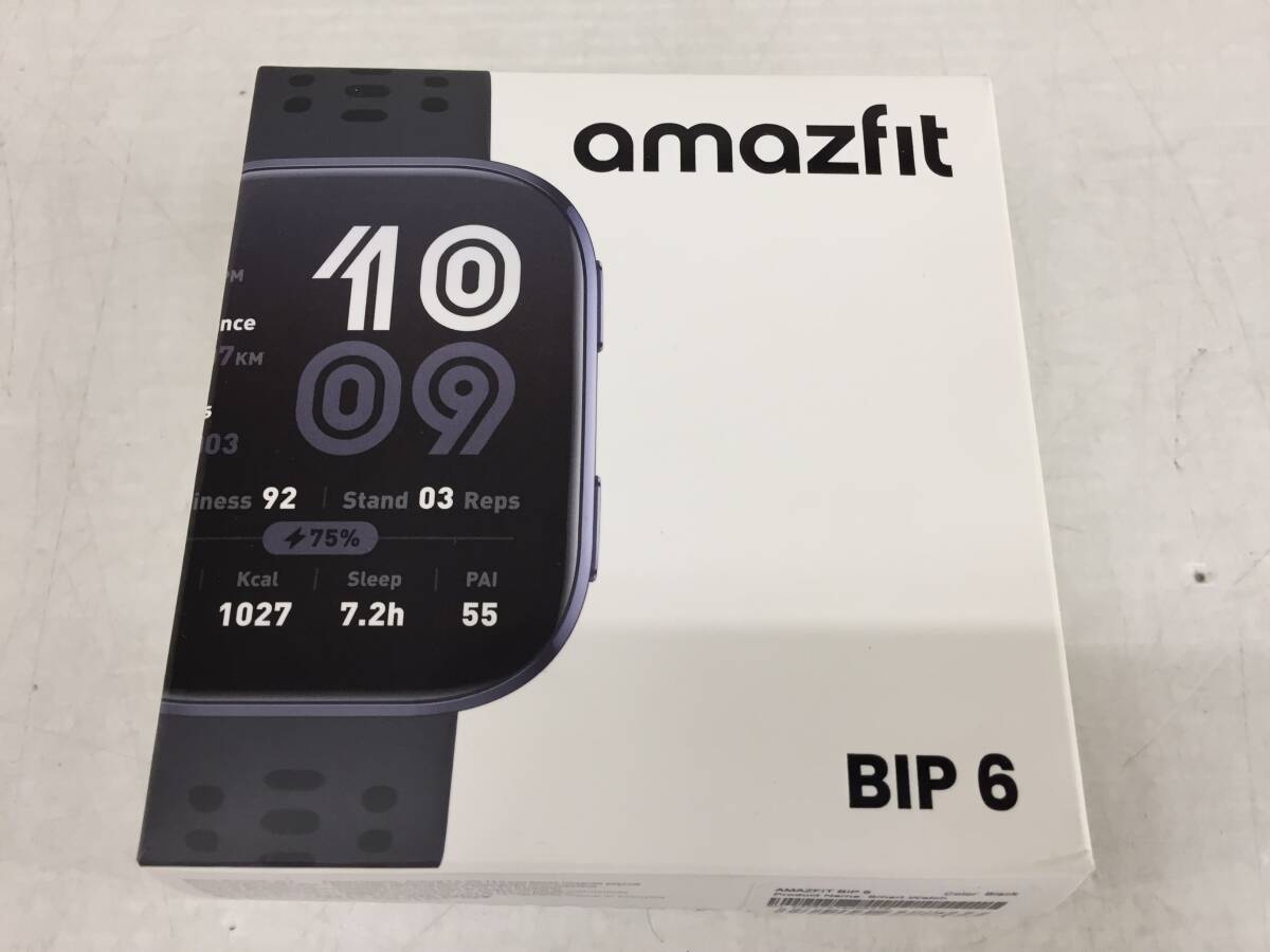 amazfit BIP6 ブラック スマートウォッチ　/ アマズフィット