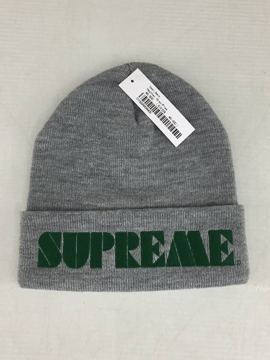 Supreme 24SS Stencil Beanie ”Heather Grey” / シュプリーム ステンシルビーニー ヘザーグレー / ニットキャップ 帽子