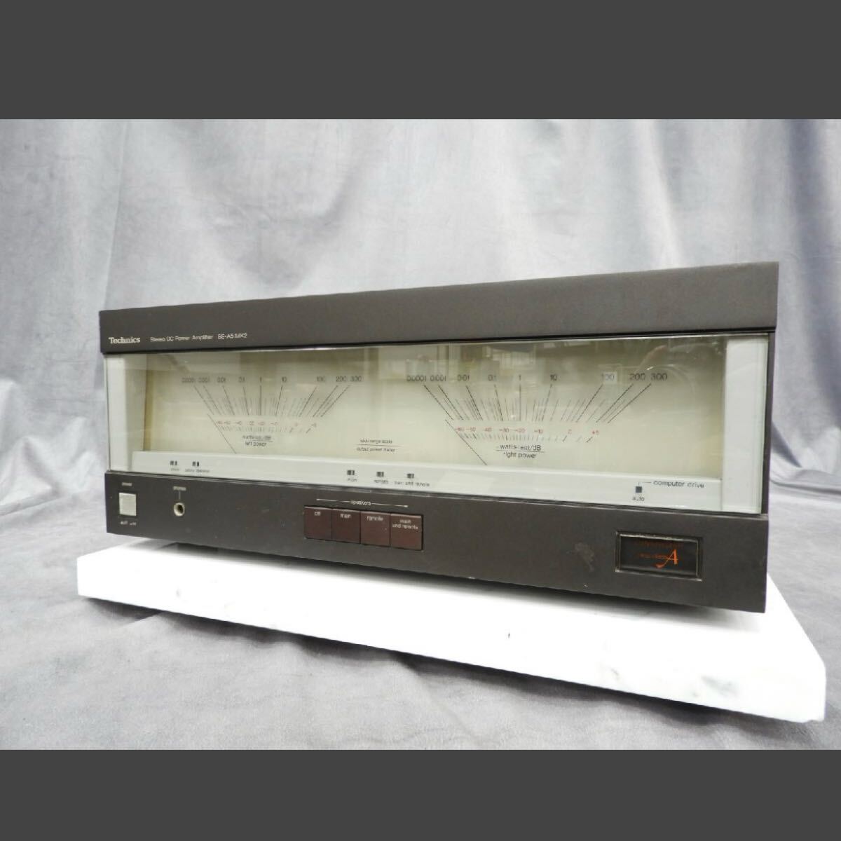 【完動品】Technics SE-A5MK2 テクニクス パワーアンプ ステレオ