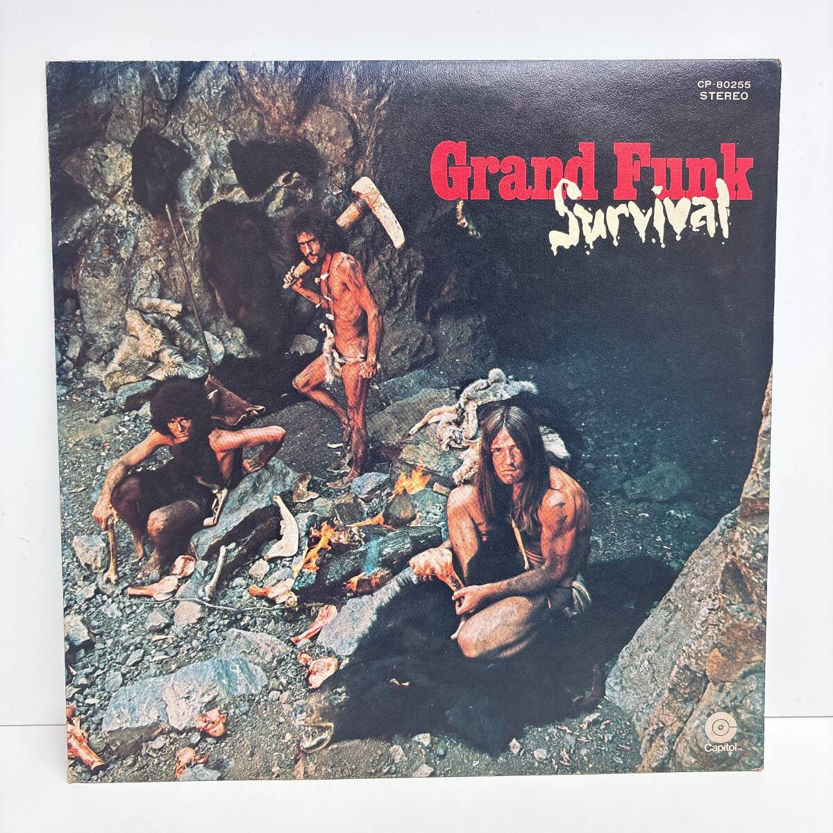 長期保管品 グランド・ファンク・レイルロード サバイバル LP レコード 中古 現状渡し