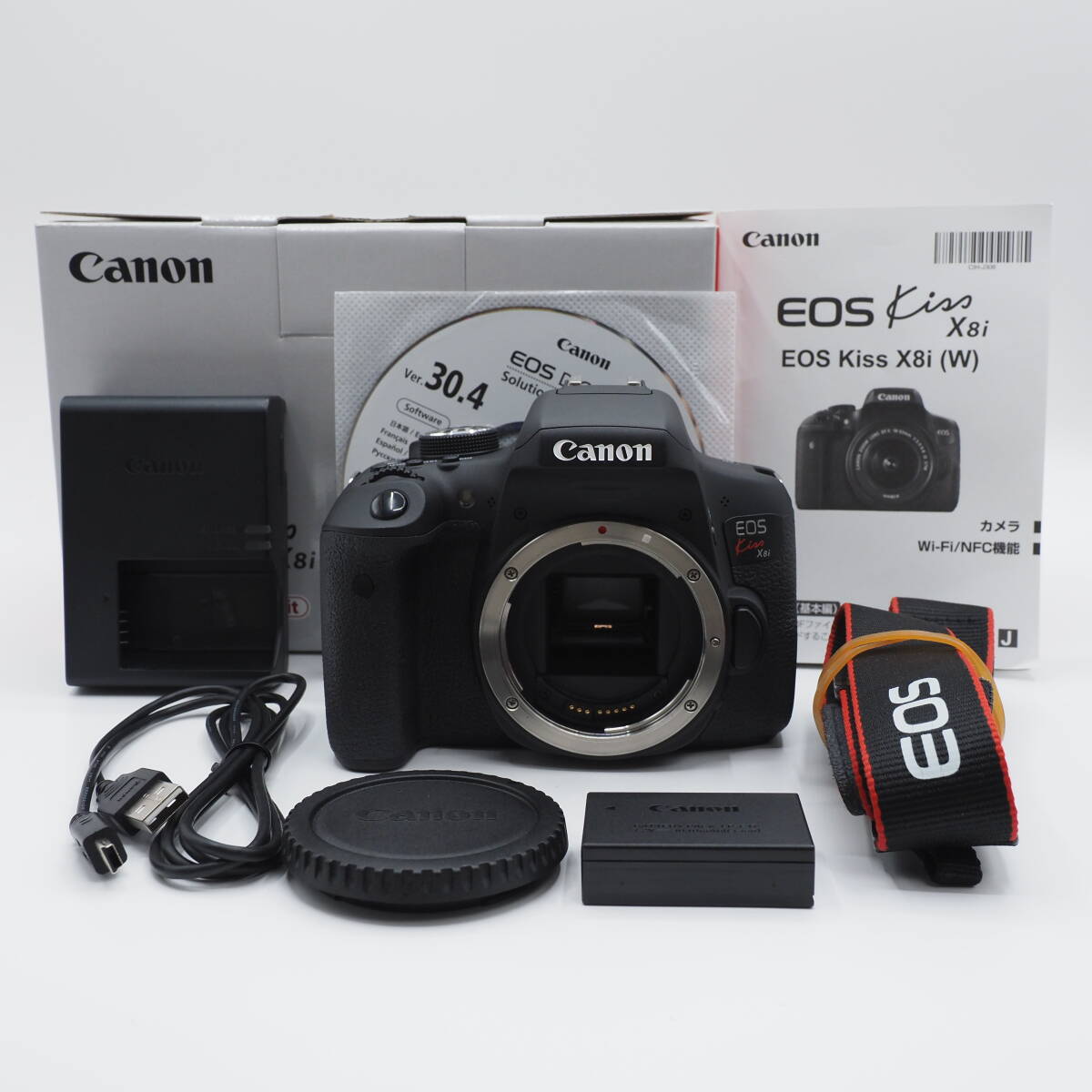 ショット数6,092回 Canon キヤノン EOS Kiss X8i デジタル一眼レフ ボディ 新品級 #3035