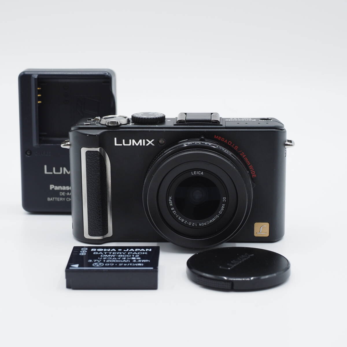 ショット数2,252回 Panasonic パナソニック LUMIX LX3 ブラック 美品 #3041