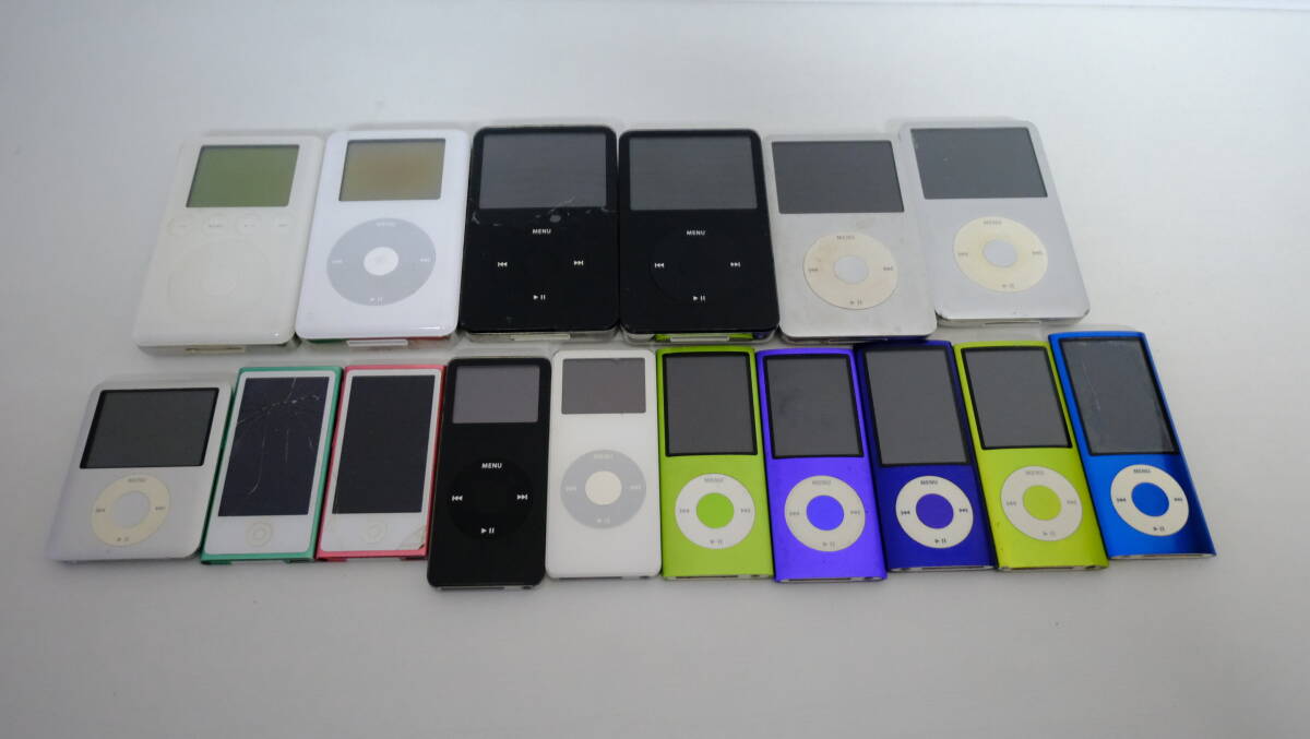 Apple iPod classic/nano 本体ジャンクまとめて16個セット