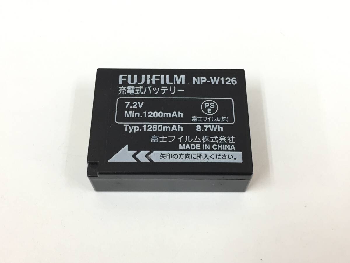 〇FUJIFILM 富士フイルム 純正 充電式バッテリー NP-W126 動作品