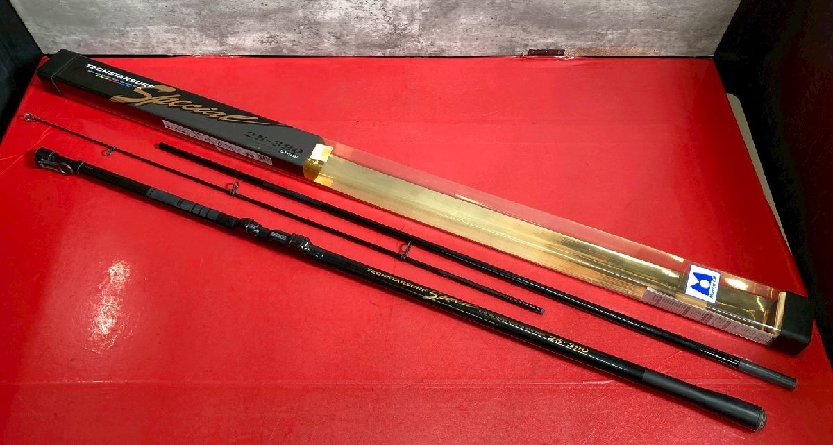1円～　MAMIYA-OP　マミヤ　TECHSTARSURF　テクスターサーフスペシャル　25-390　釣り竿　ロッド　カーボンロッド(全長3.90m)　釣り具