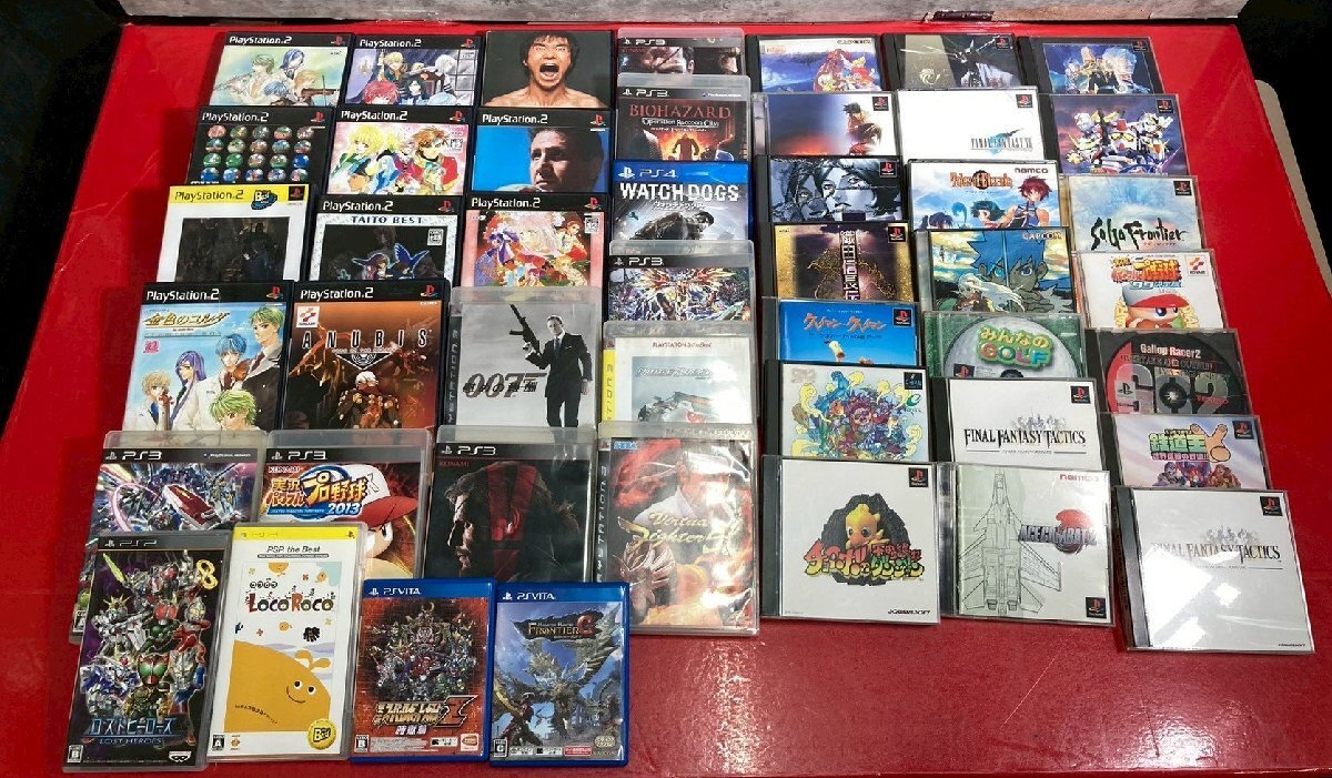 1円～　Playstation　PSP　PS2　PS3　ゲームソフト　約48点　約6.5㎏　色々　まとめ売り / ファイナルファンタジー / ペルソナ2 / 鉄道王2