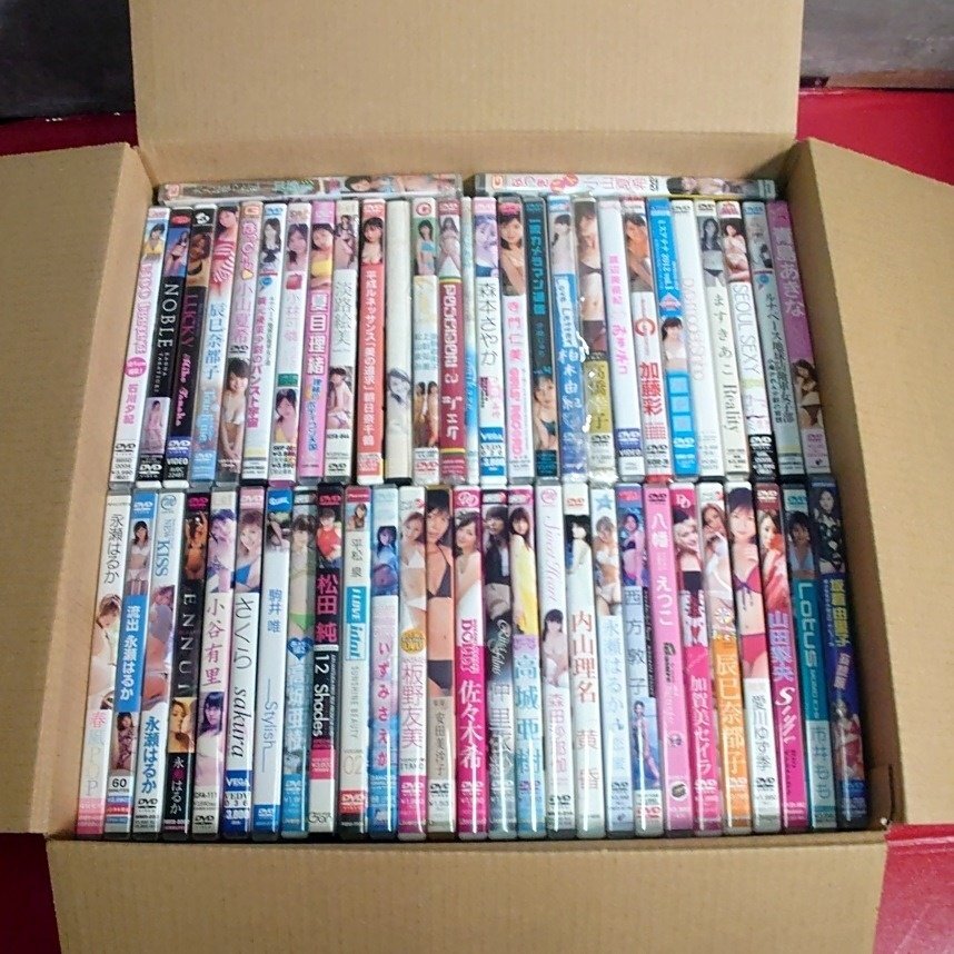 ●　アイドル　グラビア　メイキング　イメージ　DVD　大量　約50点　約6.0kg　まとめ売り