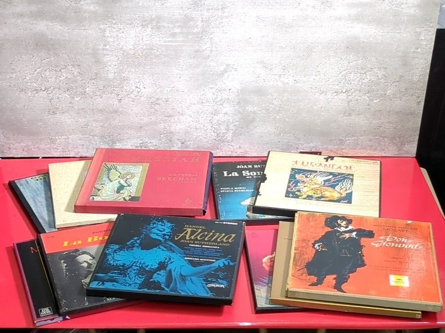 1円～　LP　レコード　クラシック　箱付き　11点　約11kg　まとめ売り　現状品 / リチャード・ボニング / プッチーニ / ベートーヴェン