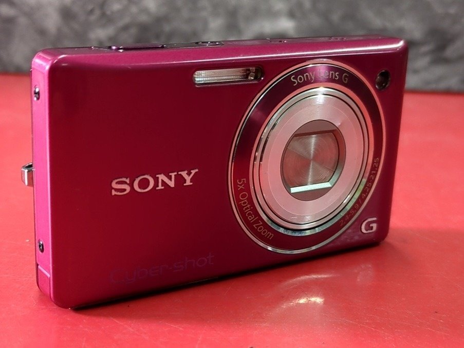 1円～　SONY　ソニー　Cyber-shot DSC-W380　2.4-5.9/4.25-21.25　1410万画素　コンパクト　デジタルカメラ　バッテリー付属　現状品