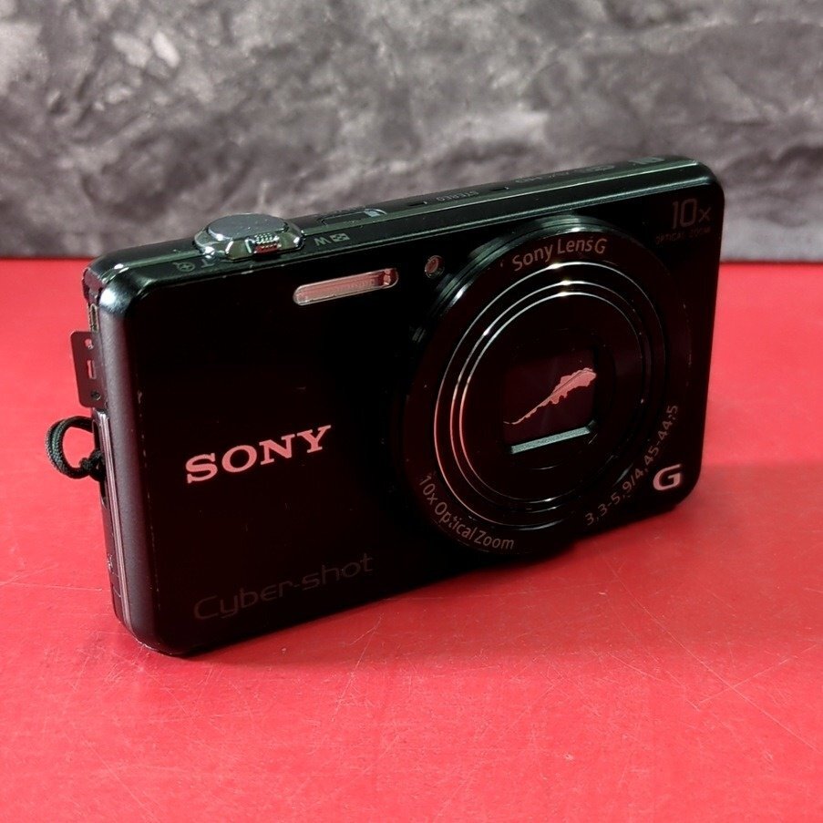 1円～　ジャンク　SONY　ソニー　Cyber-shot DSC-WX220　3.3-5.9/4.45-44.5　コンパクト　デジタルカメラ　バッテリー付属　動作未確認
