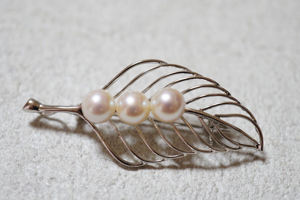 578 アコヤ真珠 本真珠 パール シルバー ペンダント ブローチ ヴィンテージ アクセサリー SILVER刻印 冠婚葬祭 あこや ネックレス 装飾品