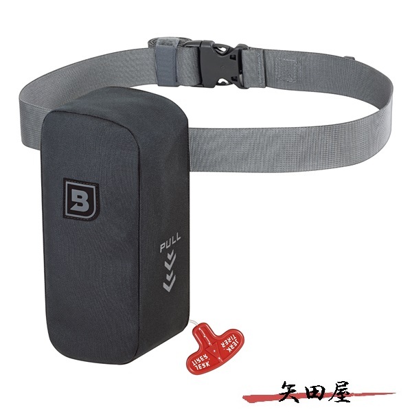 BLUESTORM 高階救命器具 Reカリフウエスト BSJ-7300RS ラヴァブラック 手動膨張式ライフジャケット (6516)