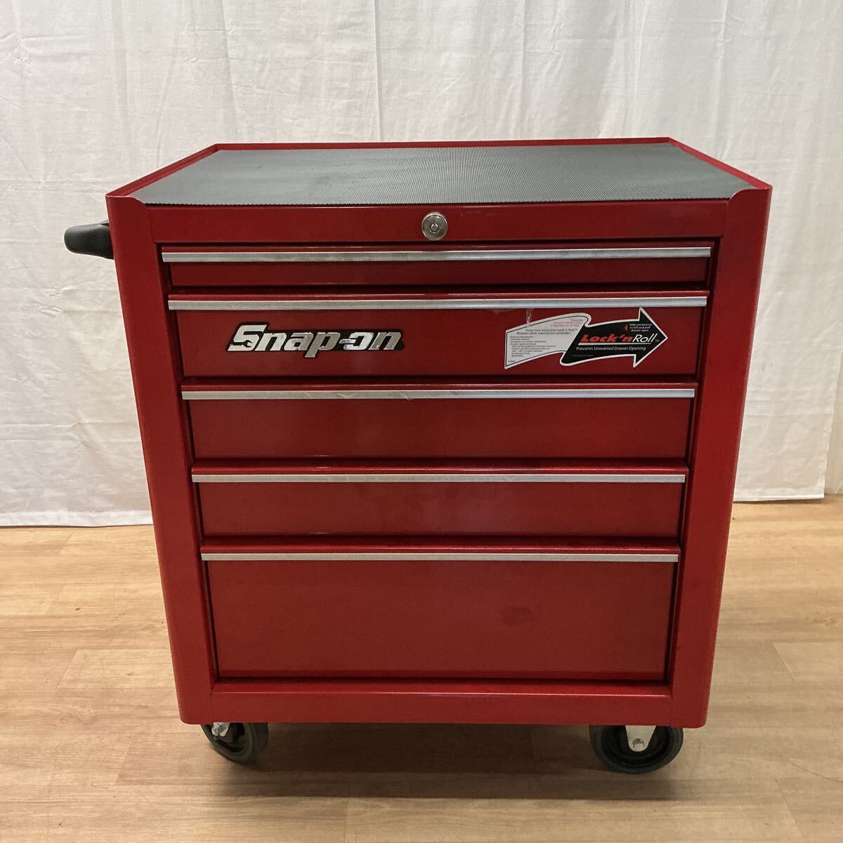 【LCC79】Snap-on スナップオン ツールボックスKRA2025JKPC 5段キャビネット 赤