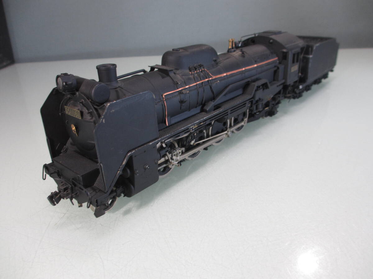 鉄道模型　蒸気機関車　１/４２　D51　１１６１　石炭列車　破損あり　中古