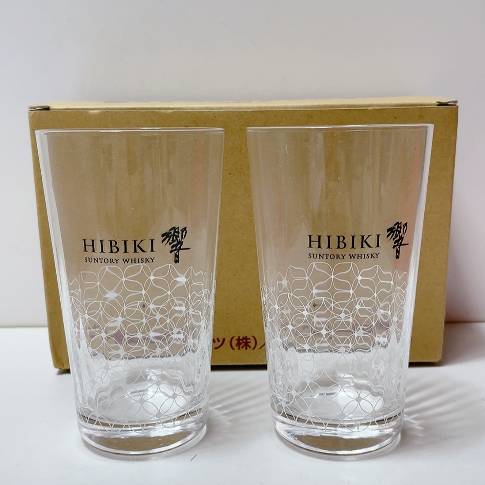即決 送料無料 未使用★サントリー 響 HIBIKI ハイボールグラス うすづくりタンブラー 2個セット 〈 非売品 〉 佐々木ガラス製 日本製 食器