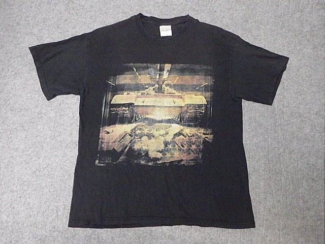 AMERICAN HEAD CHARGE THE WAR OF ART アメリカンヘッドチャージ ザウォーオブアート ヘビメタ バンドＴ ロックＴ Tシャツ L 戦車 T55 T62