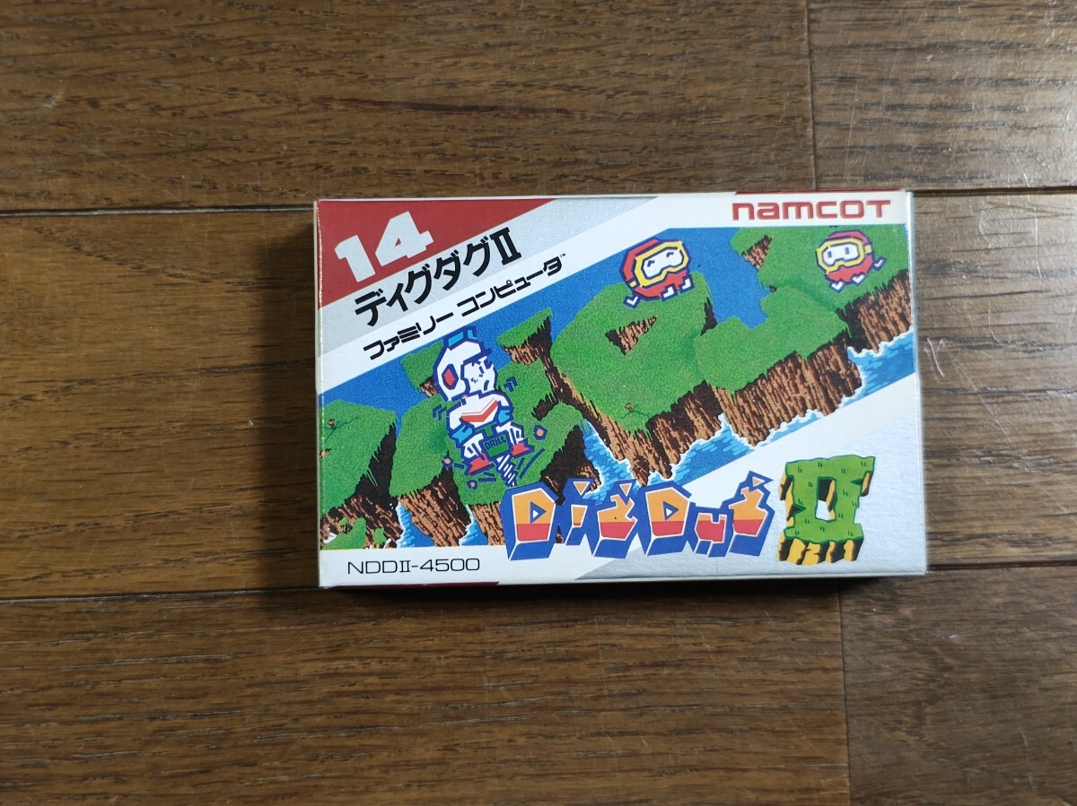 当時物 未開封 namcot ナムコ ディグダグⅡ DIgDugⅡ ファミコン カセット デッドストック
