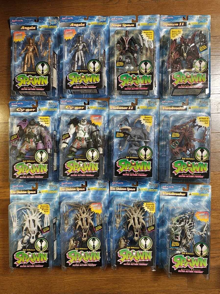 当時物 McFARLANE TOYS マクファーレン トイズ SPAWN スポーン 12体 ULTRA-ACTION FIGURES フィギュア デッドストック