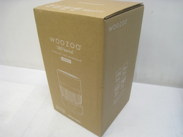 IRISOHYAMA アイリスオーヤマ WOOZOO 360 barrel サーキュレーター 360度 32畳 扇風機 PCF-CD15TECA 白 ホワイト