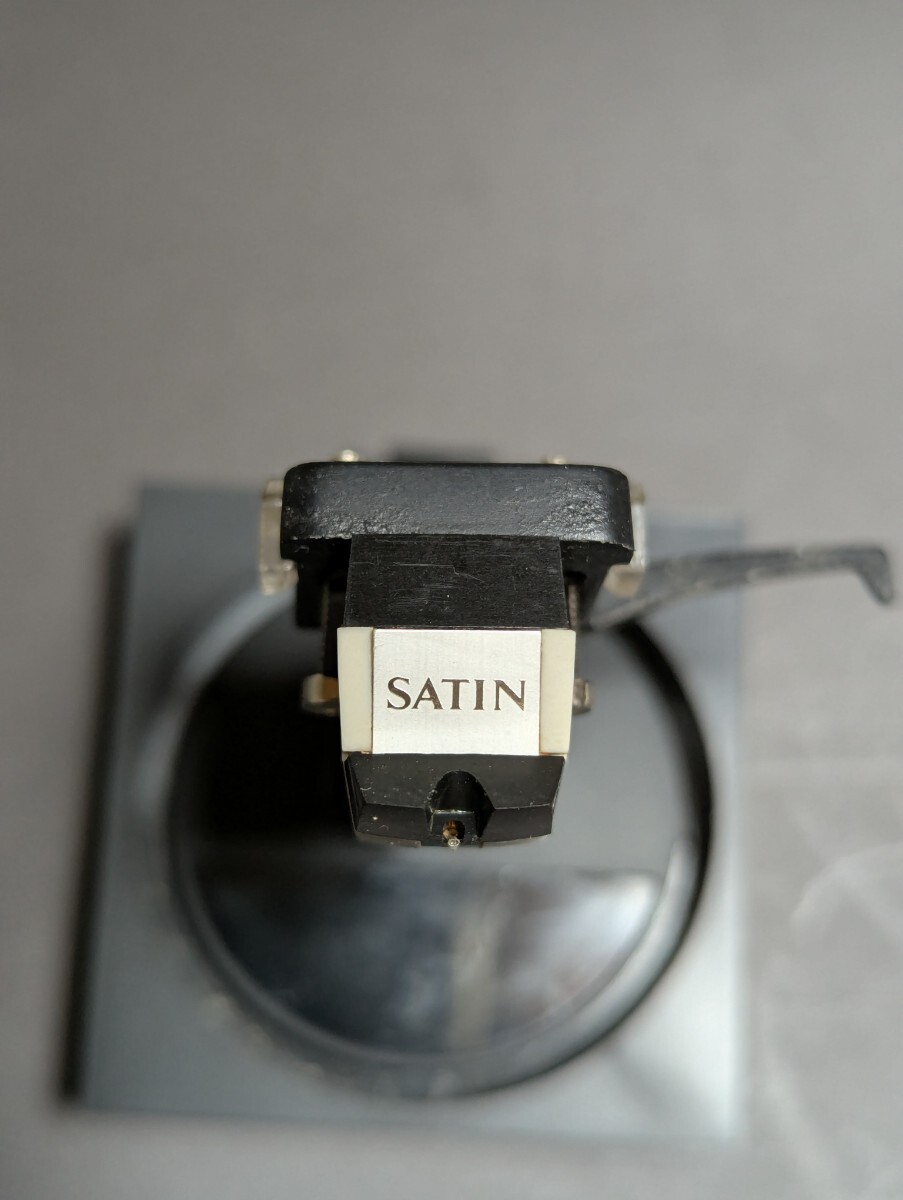 【中古・動作品】SATIN M-15L（Technics SH-100S、audiot-technicaカートリッジキーパー付き）MCカートリッジ ヘッドシェル 