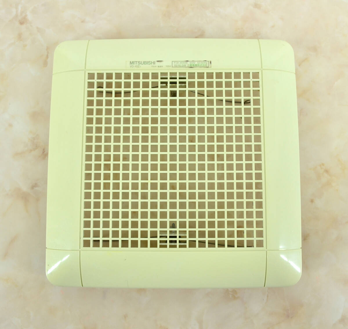 MITSUBISHI 三菱電機 換気扇カバー【カバーのみ】VD-10Z3 1994年製 25cm四方 中古品 