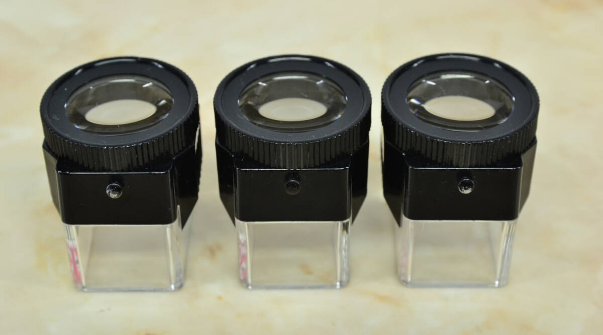 ポケットルーペ シリンダールーペ 拡大鏡 JAPAN【価格は１点の価格です】中古品