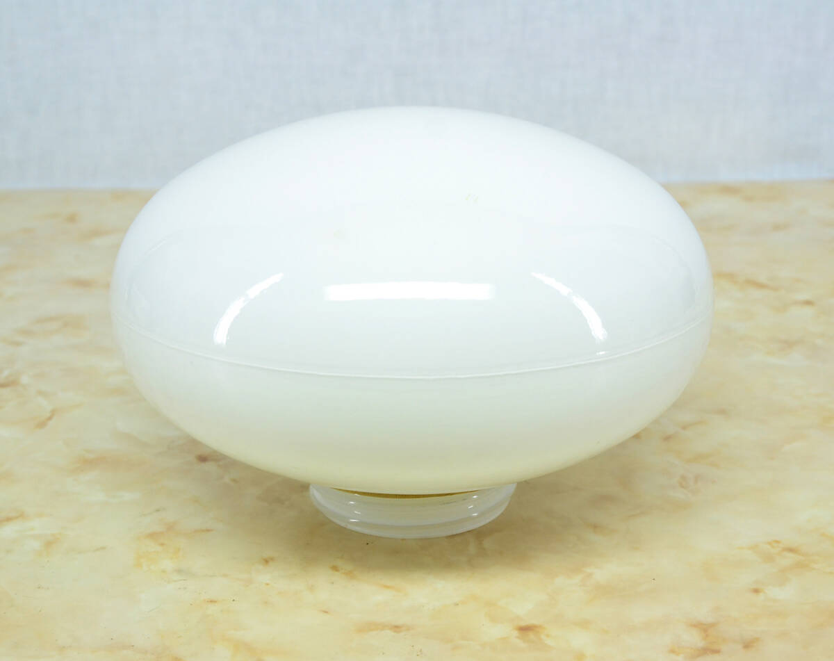 ガラス製 ランプシェード 電傘 電笠 レトロ アンティーク　中古品