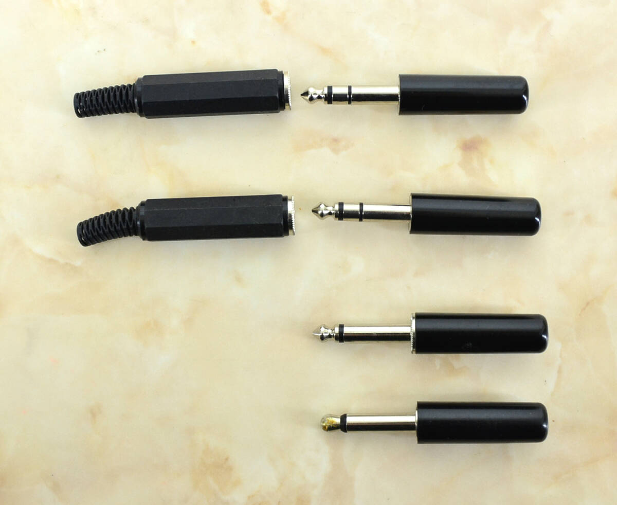 オーディオコネクター　コネクタ端子　オスメス 中古品