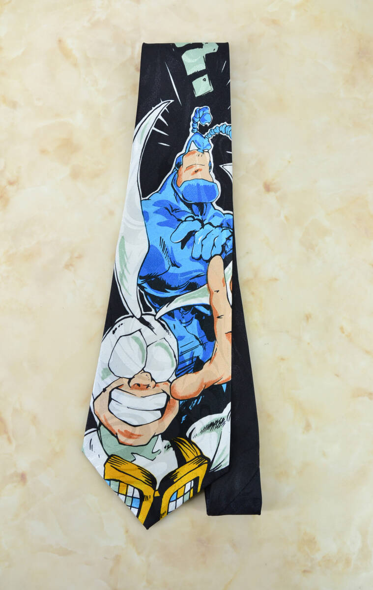アメコミ ザ・ティック The Tick ビンテージネクタイ レア スーパーヒーロー コレクターズアイテム 中古良品