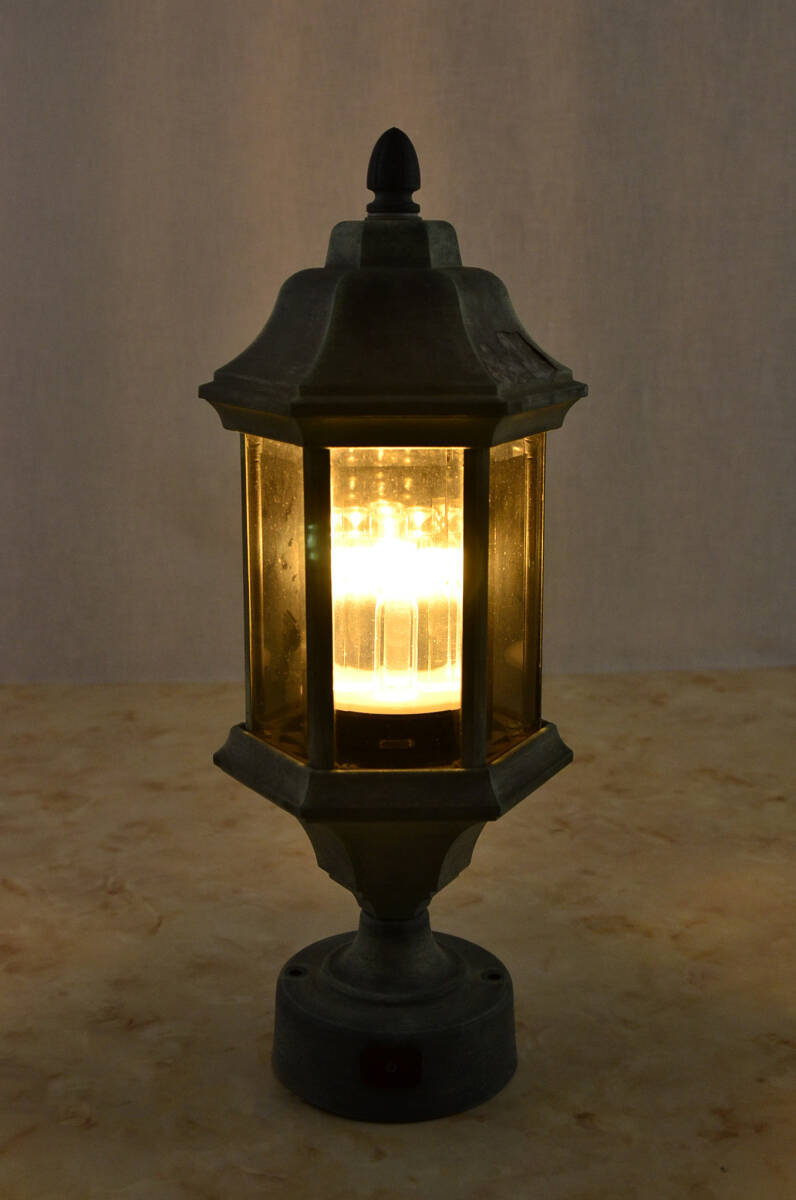 ODELIC オーデリック OG254 174 玄関灯 明るさセンサー付き 門灯 洋風 アンティーク レトロ 防雨型 中古品