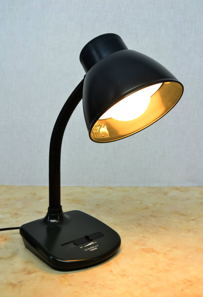 TWINBIRD ツインバード 白熱灯スタンド LF-412型 60W DESK BRIGHT デスクライト　デスクランプ 中古品