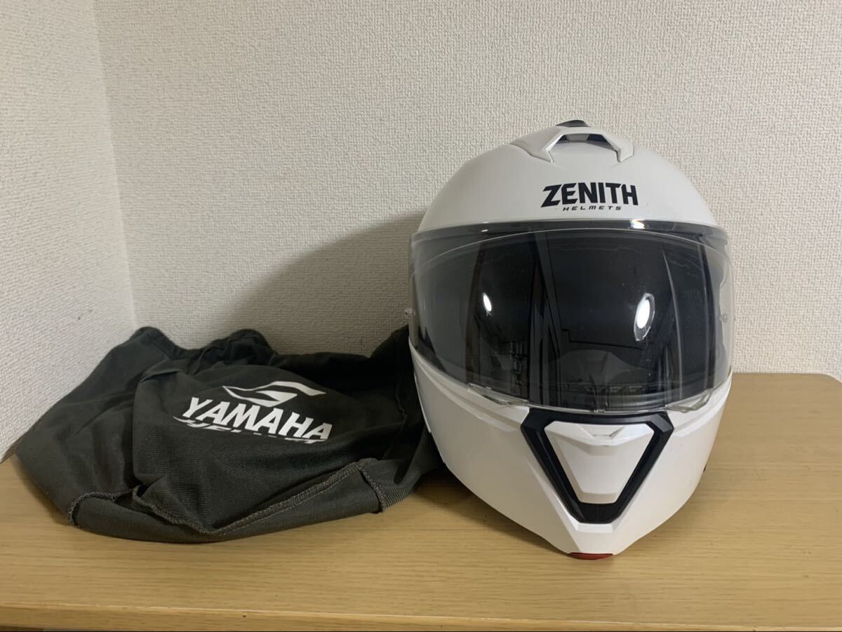 ヤマハ(Yamaha)バイクヘルメット システム YJ-21 ZENITH サンバイザーモデル パールホワイト Lサイズ フルフェイス