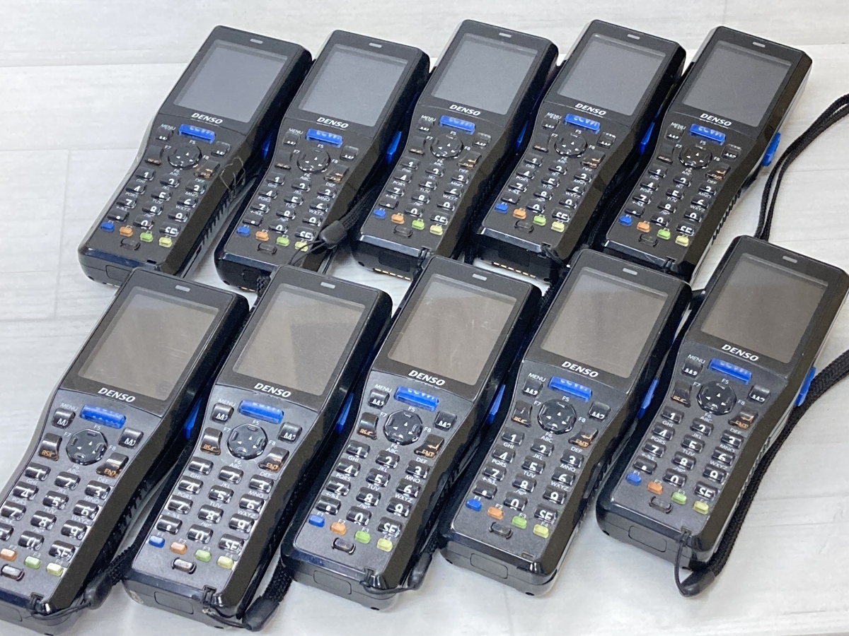 DENSO BHT-1306QWB 64MB ハンディーターミナル 10台セット ※通電・動作未確認 WB-10