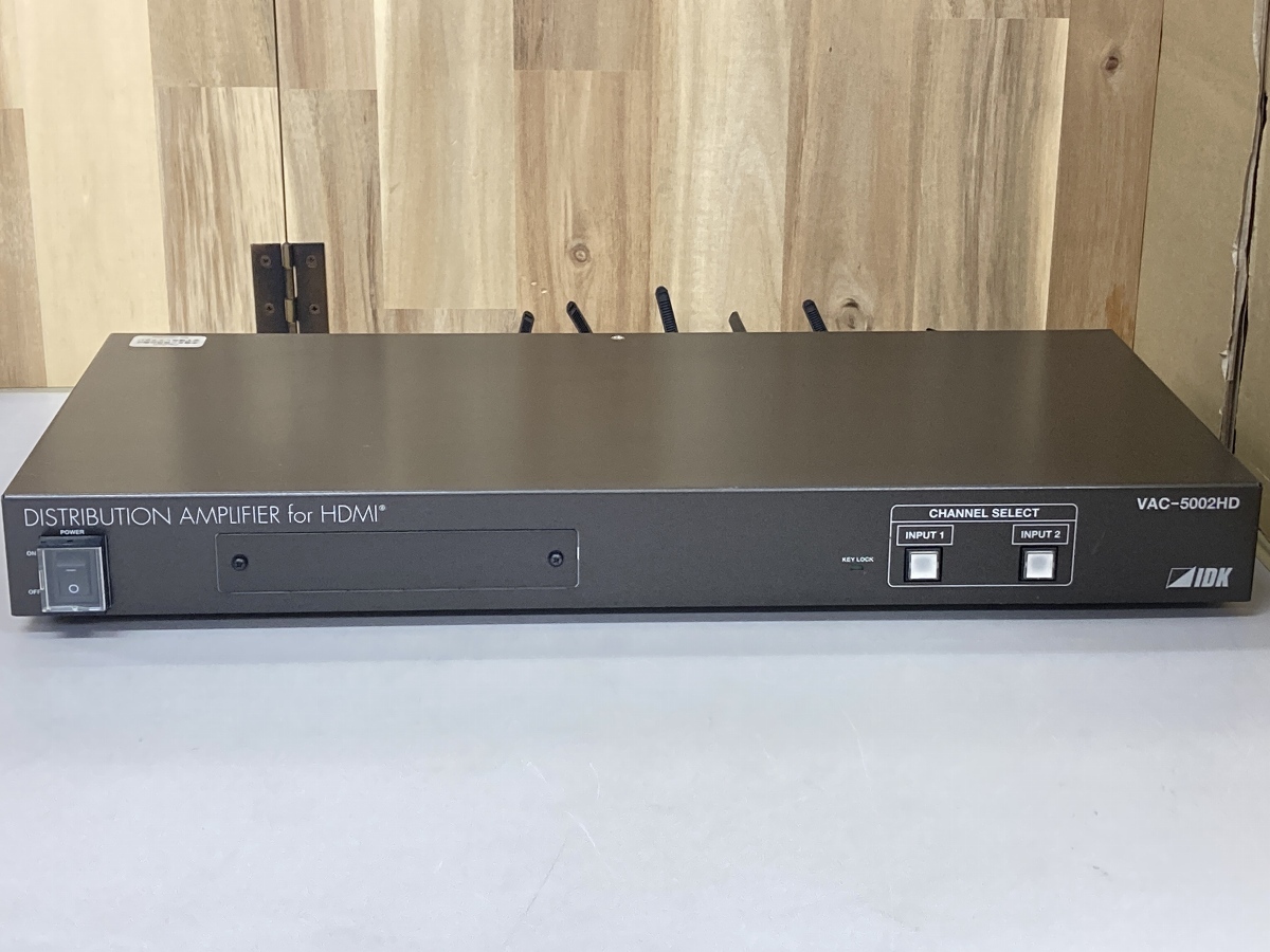 IDK VAC-5002HD DISTRIBUTION AMPLIFIER for HDMI 分配器 ※動作確認済み IV-b